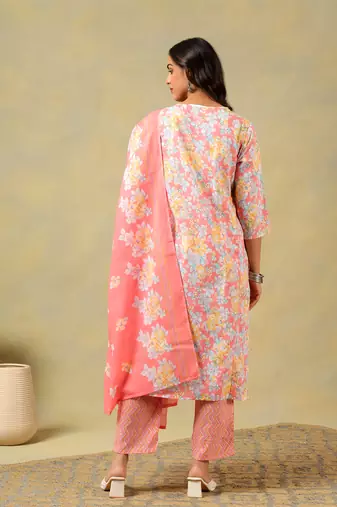 Ishika rose garden suit set
