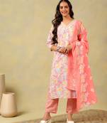 Kyra peach blossom suit set