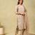 Aradhya taupe floral suit set