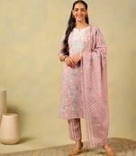 Sanaya rose floral suit set