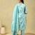 Diya seafoam leaf suit set