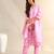 Ruhi rose-vine tulip suit set