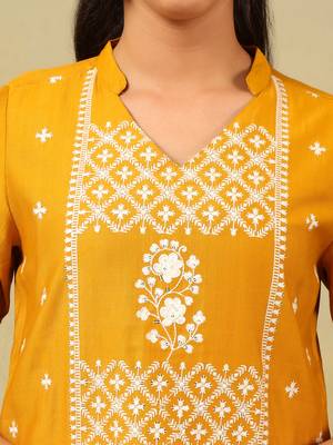 Tanvi mustard suit set 5