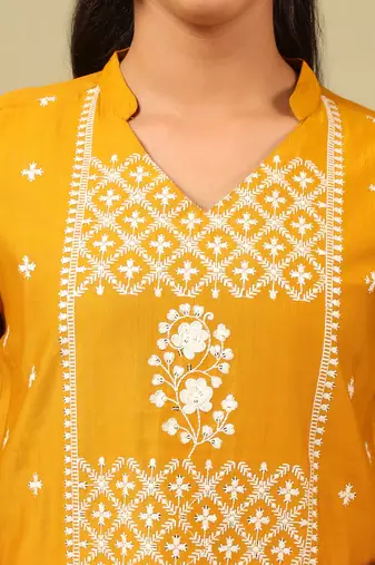 Tanvi mustard suit set