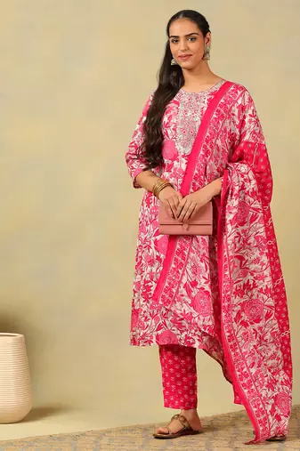 Ishwari rani rose suit set