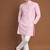 Pink color jaquard butti work jaquard silk kurta payjama set