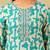 Amishi teal abstract suit set