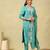 Kritika teal suit set