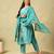 Kritika teal suit set
