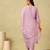 Meher lavender sequin suit set