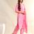 Amrita fuchsia garden suit set