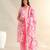 Ahana rosewater floral suit set