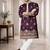 Purple color multi thread embroidery work silk kurta payjama set
