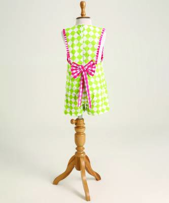 Green printed cotton co ord set 3