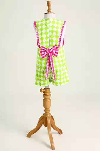 Green printed cotton co ord set