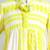 Yellow printed cotton dress