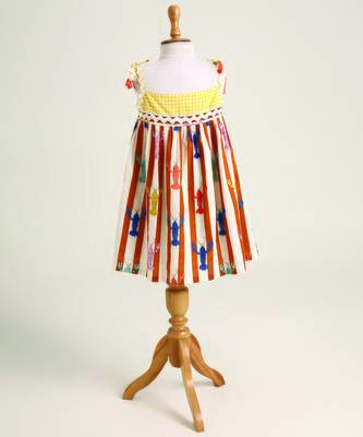 Multicolor printed cotton dress 3