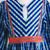 Blue stripes cotton dress
