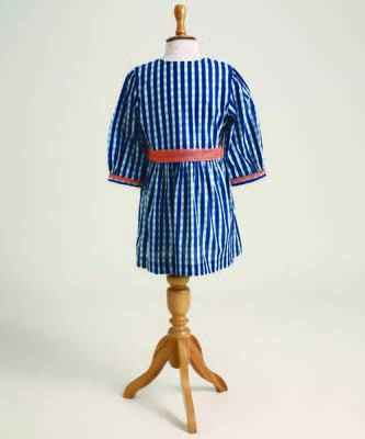 Blue stripes cotton dress 3