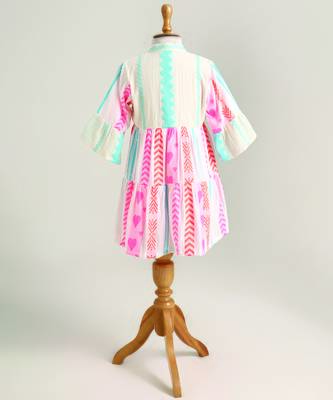 White printed cotton dress 3