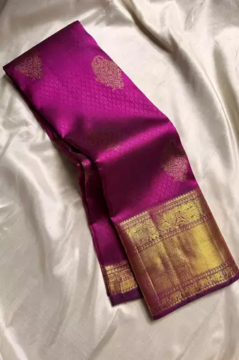 Banarasi Soft Silk Woven Women's Saree With Unstitched Blouse Set