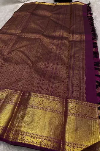 Banarasi Soft Silk Woven Women's Saree With Unstitched Blouse Set