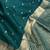 Banarasi puresilk chiniya saree in bottle green colour with zari booti work