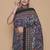 Kalamkari printed pure cotton ethnic blue saree for woman
