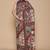 Kalamkari printed pure cotton ethnic red saree for woman