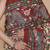 Kalamkari printed pure cotton ethnic red saree for woman