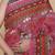 Kalamkari printed pure cotton ethnic pink saree for woman