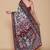 Kalamkari printed pure cotton ethnic light grey saree for woman