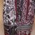 Kalamkari printed pure cotton ethnic light grey saree for woman