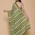 Kalamkari printed pure cotton ethnic green saree for woman