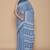 Kalamkari printed pure cotton ethnic blue saree for woman
