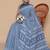 Kalamkari printed pure cotton ethnic blue saree for woman