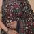 Kalamkari printed pure cotton ethnic black saree for woman