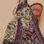 Kalamkari printed pure cotton ethnic cream saree for woman