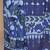 Kalamkari printed pure cotton ethnic blue saree for woman