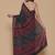 Kalamkari printed pure cotton ethnic black saree for woman