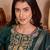 Women green silk blend solid embroidered straight kurta trouser with dupatta