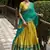 Traditional Yellow Poly Cotton Half Saree With Zari Weaving Work Lehenga Choli