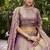 Lavender Fendy With Sequence Embroidered Work Wedding Lehenga Choli