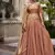 Orange Fendy With Sequence Embroidered Work Wedding Lehenga Choli
