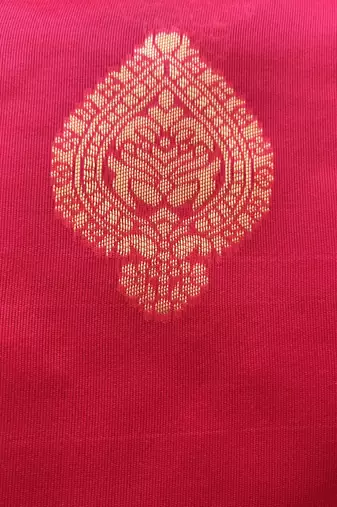  pink soft art silk banarasi jacuard work designer party wear saree with unstitched blouse piece