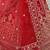 Aesthetic Red Dori Work Silk Bridal Lehenga Choli With Double Dupatta