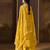 Yellow Art Silk Embroidery Sequence Work Kurta Pant Set with Dupatta