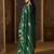 Green Art Silk Embroidery Sequence Work Kurta Pant Set with Dupatta