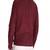 Men's genuine suede maroon leather jacket with buckle zipper