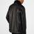 Men's genuine black pocket button style leather biker jacket style